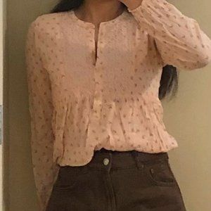 Pink, Floral Children's Place Blouse